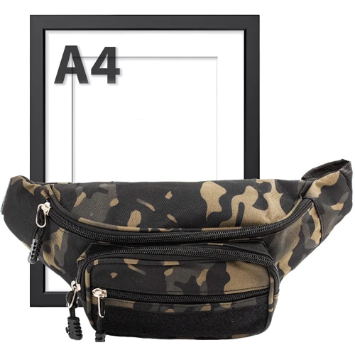 Чоловічі поясні сумки Valiria Fashion хакі (5DETBP8101-9): Застібка Молния