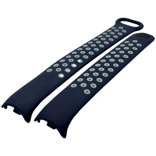 Ремешок Becover Sport Band Vents Style Blue/White for Xiaomi Mi Smart Band 9 (711987)