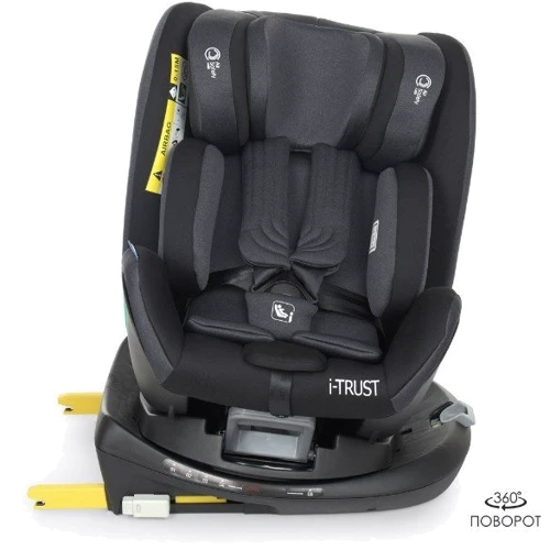 Автокресло El Camino (0-36кг) ME 1081-B I-TRUST 360 ISOFIX (grey) фото 4