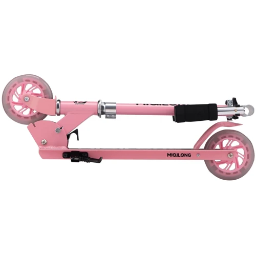 Самокат Miqilong Havoc розовый (HAVOC-125-PINK): Конструкция рамы складная