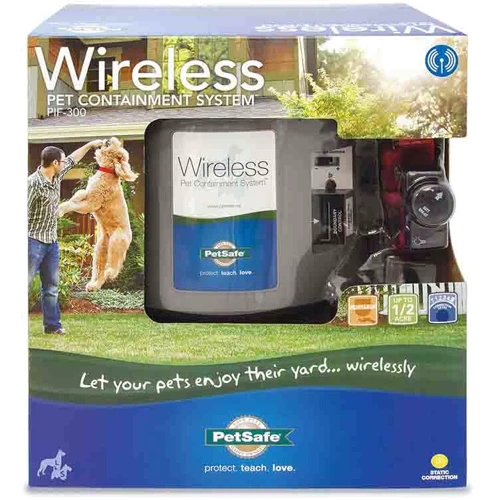 Электронный забор PetSafe Wireless Containment System для собак весом от 3.6 кг от 1.5 м до 27.5 м 5 уровней воздействия