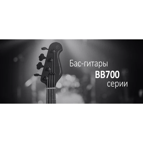 Бас-гітара YAMAHA BB734A (Matte Translucent Black)
