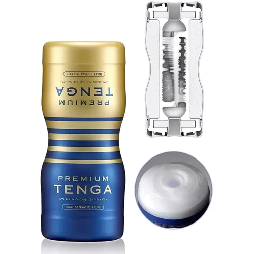 Мастурбатор Tenga Premium Dual Sensation Cup (белый)