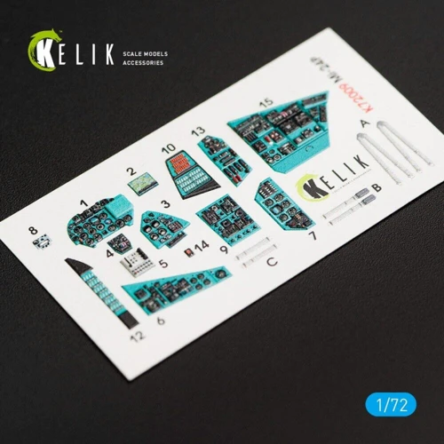 Декаль KELIK для вертолета MI-24P (интерьер), (Zvezda): Производитель KELIK