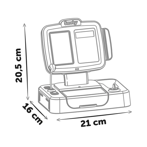 Электронная касса Smoby со сканером 21х16 х21,5 см (350113): Возраст от 3-х лет