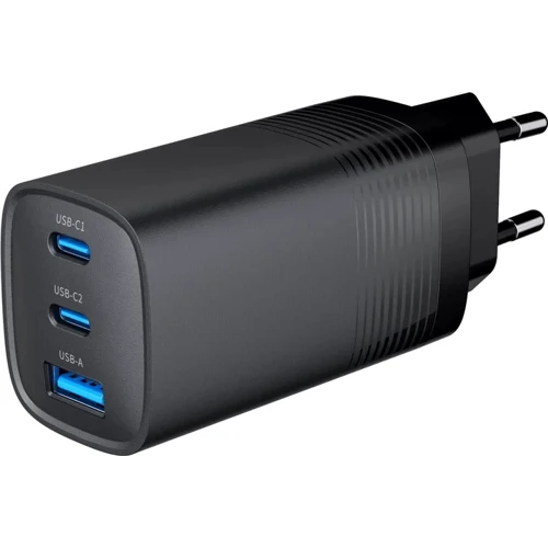 

Gembird Wall Charger USB+2xUSB-C 65W Black (TA-UC-PDQC65-01-BK)