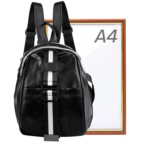 Жіночий рюкзак Valiria Fashion чорний (DETAD8858-2): Стиль Повсякденний (Casual)