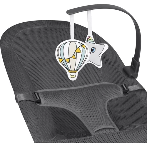 Детский шезлонг Lionelo June Air Grey Graphite серый (LO-JUNE AIR GREY GRAPHITE) фото 6