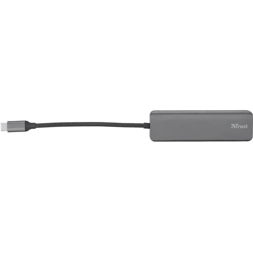 Адаптер Trust Adapter Halyx USB-C to 4xUSB Grey (23328_TRUST): Интерфейс подключения USB-C