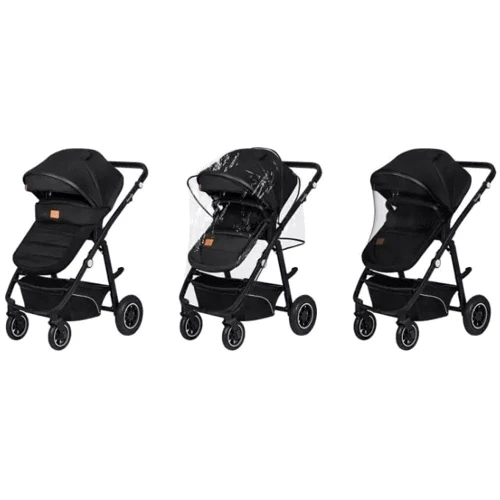 Универсальная коляска 3 в 1 Lionelo Bianka Black Onyx черная (LO-BIANKA 3IN1 BLACK ONYX): Возможность установки люльки есть