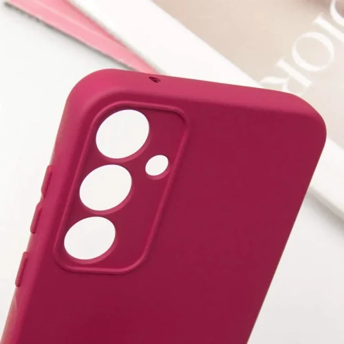 Чохол для телефона TPU Case Getman Liquid Silk Full Camera Marsala для Samsung S711 Galaxy S23 FE: Колір бордовый