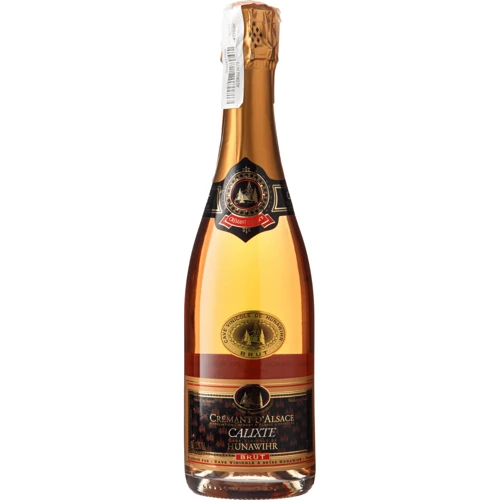 Игристое вино Hunawihr Cremant Calixte Brut Rose, розовое брют, 0.75л 12.5% (BWT1184)