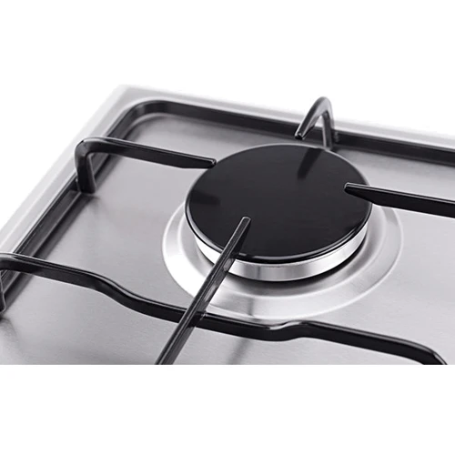 Варочная поверхность газовая Pyramida PFX 644 INOX: Расположение панели спереди