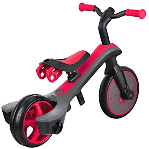 Велосипед дитячий Велосипед дитячий GLOBBER серії EXPLORER TRIKE 2в1, червоний, до 20кг, 3 колеса: Рекомендований вік від 1.5 років