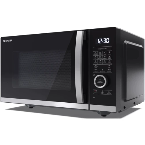 Микроволновая печь Sharp YC-QC254AE-B: Объем, л 25