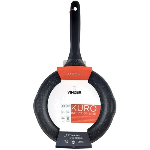 Сковорода Vinzer Kuro Induction Line 26 см 50421: Тип сковороды Традиционная