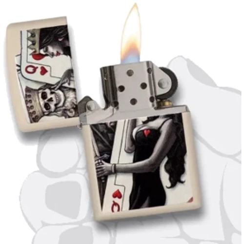 Запальничка Zippo Skull King Queen Beauty 49942 фото 3