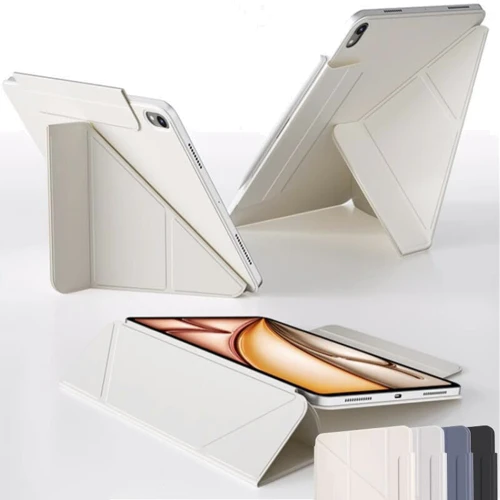 Аксессуар для iPad BeCover Ultra Slim Origami Magnetic with Pencil mount Beige for iPad Air 11 (2024 / 2025) (712957): Тип аксессуара чехол