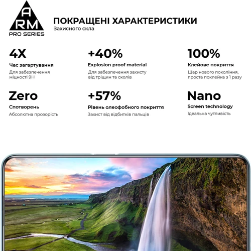Аксессуар для смартфона Armorstandart Tempered Glass Pro Black for Realme 9i 4G/9 Pro 5G (ARM61469) фото 6