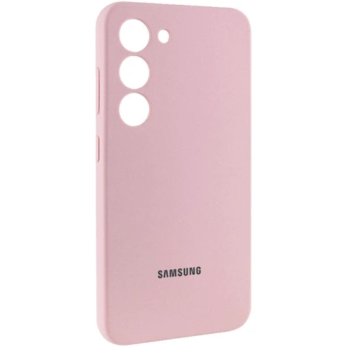 Чехол для телефонов Lakshmi Premium Silicone Case with Logo Full Camera Pink Sand for Samsung S911 Galaxy S23: Совместимость Samsung S911 Galaxy S23