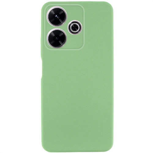 Чехол для телефонов TPU Case Getman Liquid Silk Full Camera Pistachio for Xiaomi Redmi 13 4G / Poco M6 4G