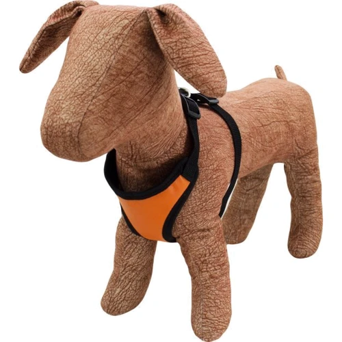 Шлея кожаная и сетка Lucky Pet №0 16-19x20-33 см оранжевая (4820224218892): Производитель Lucky Pet