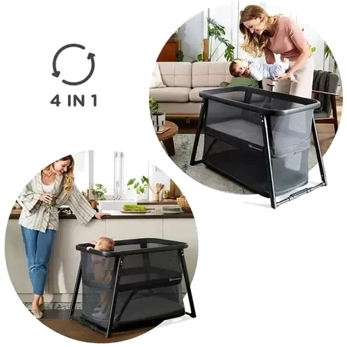 Ліжко-манеж 4 в 1 Kinderkraft Sofi Plus Grey (KLSOFIPLGRY0000): Ящики для білизни Нет
