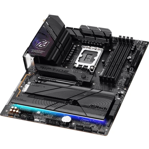 ASRock Z790 Riptide WiFi: Роз'єми на платі USB 2.0, USB Type-C, USB 3.2 Gen 1, SATA 3.0, PCI Express x1, M.2