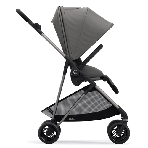 Прогулянкова коляска Cybex Melio Soho Grey: Ширина шасі 49 см
