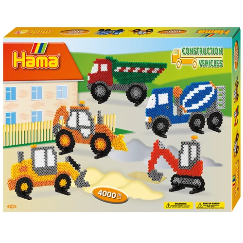 Большой набор HAMA Строительные машины Midi 5+ (3143)