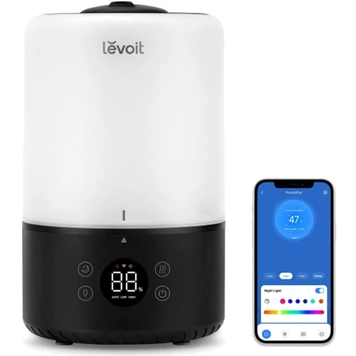 Увлажнитель воздуха Levoit Dual 200S Pro Smart Top-Fill LUH-D301S-KEUR (HEAPHULVSEU0079Y): Ионизация нет