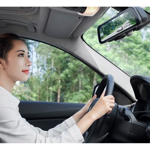 Xiaomi 70Mai Rearview Dash Cam Wide (MidriveD07): Крепление Зажим на зеркало
