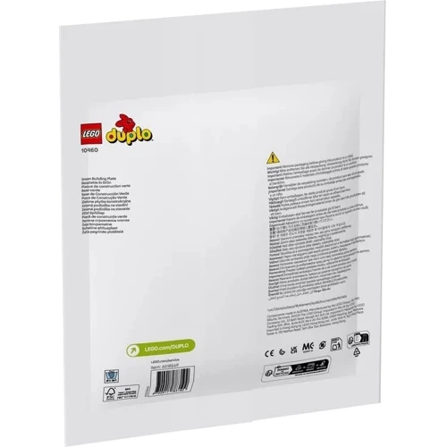 Конструктор LEGO DUPLO Classic Зелена будівельна пластина 1 деталь (10460)