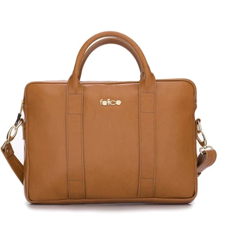 Felice DULCE Ladies Leather Bag Camel (DulceCamel) for MacBook Pro 15": Материал Натуральная кожа