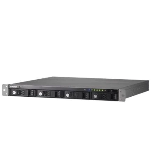 Сетевой накопитель (NAS) QNAP TS-419U II: Слоты для дисков 4 x 2.5" или 3.5" HDD с интерфейсом SATA I, SATA II или SATA III