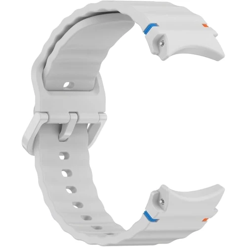 BeCover Strap Ribbed Tape Lite Gray для Samsung Galaxy Watch (20mm) 4 40mm-44mm/5 40-44mm/6 40-44mm/7 40-44mm (712045) фото 6