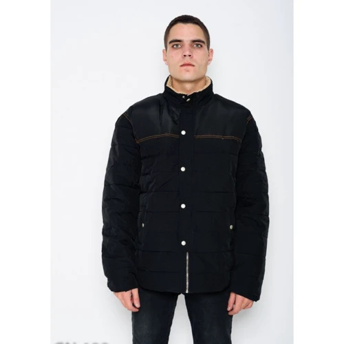 Куртка ISSA PLUS GN-129 48 чорна демісезонна