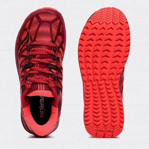 Кросівки для бігу Saucony KOA TR (10390-1s) 36.5 (6.5) червоні текстиль всесезон: Матеріал підкладки Текстиль