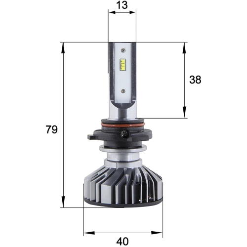 LED лампы Sho-Me G6.3 9006: Цветовая температура, K 6000