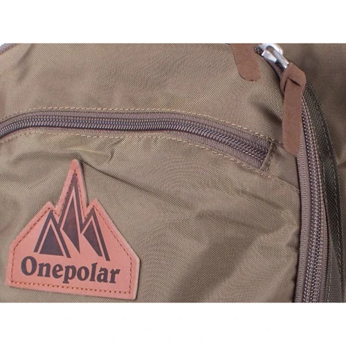 Мужской рюкзак Onepolar хаки (W1768-chakki): Фактура Тканая, Матовая