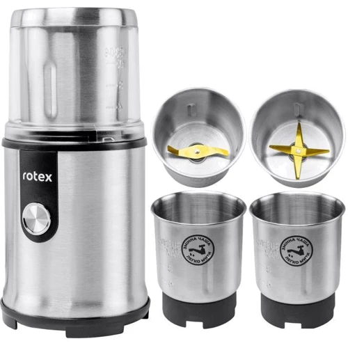 Кофемолка Rotex RCG310-S MultiPro: Вместимость, г 100