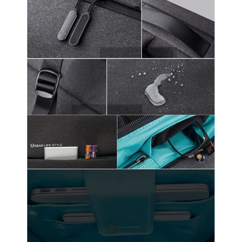Рюкзак Xiaomi Mi minimalist urban Backpack Light Gray 1161000004: Объем 17 л