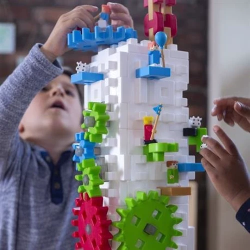 Конструктор Guidecraft IO Blocks Tabletop System с дополненной 3d реальностью, 118 деталей (G9640)