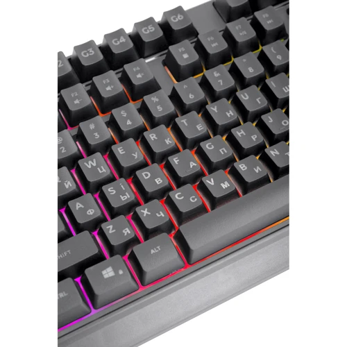 Клавиатура Ergo KB-645 USB Black (KB-645): Тип клавиш мембранный