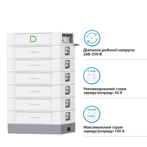 Система хранения энергии Dyness STACK100-6 6xS51100, 30.72kW, 307.2V, 100Ah, LiFePO4