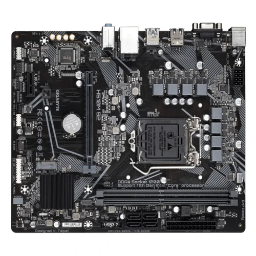 GIGABYTE H510M S2: Оперативна пам'ять DIMM - 2xDDR4 3200 МГц, до 64 ГБ