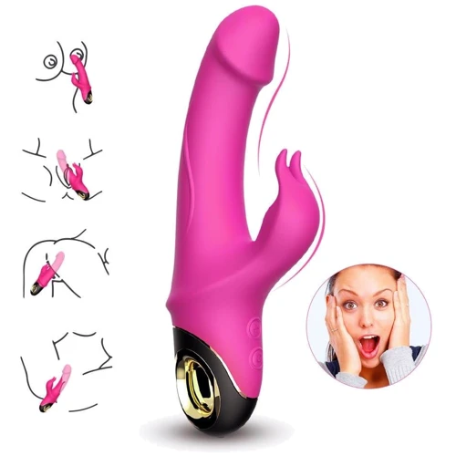 Вибратор BOSS Series Meteror Rabbit Vibrator Pink