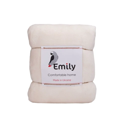 Плед Emily Сremo флисовый 200х220 см (93665995): Производитель Emily