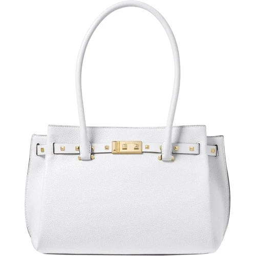 Женская сумка тоут Michael Kors белая (192317312607)