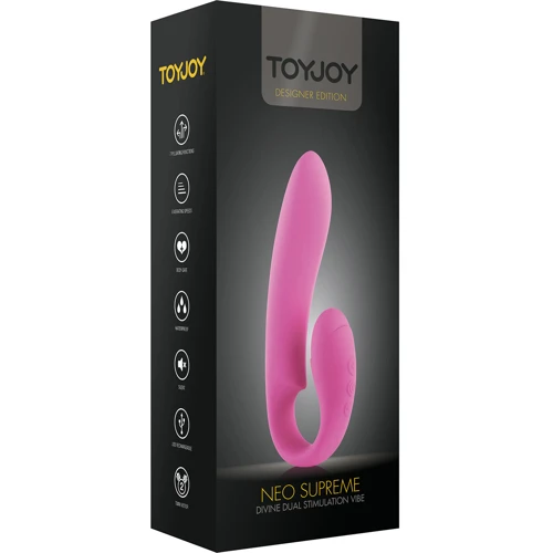 Клиторально-вагинальный вибратор Neo Supreme Vibrator Pink
